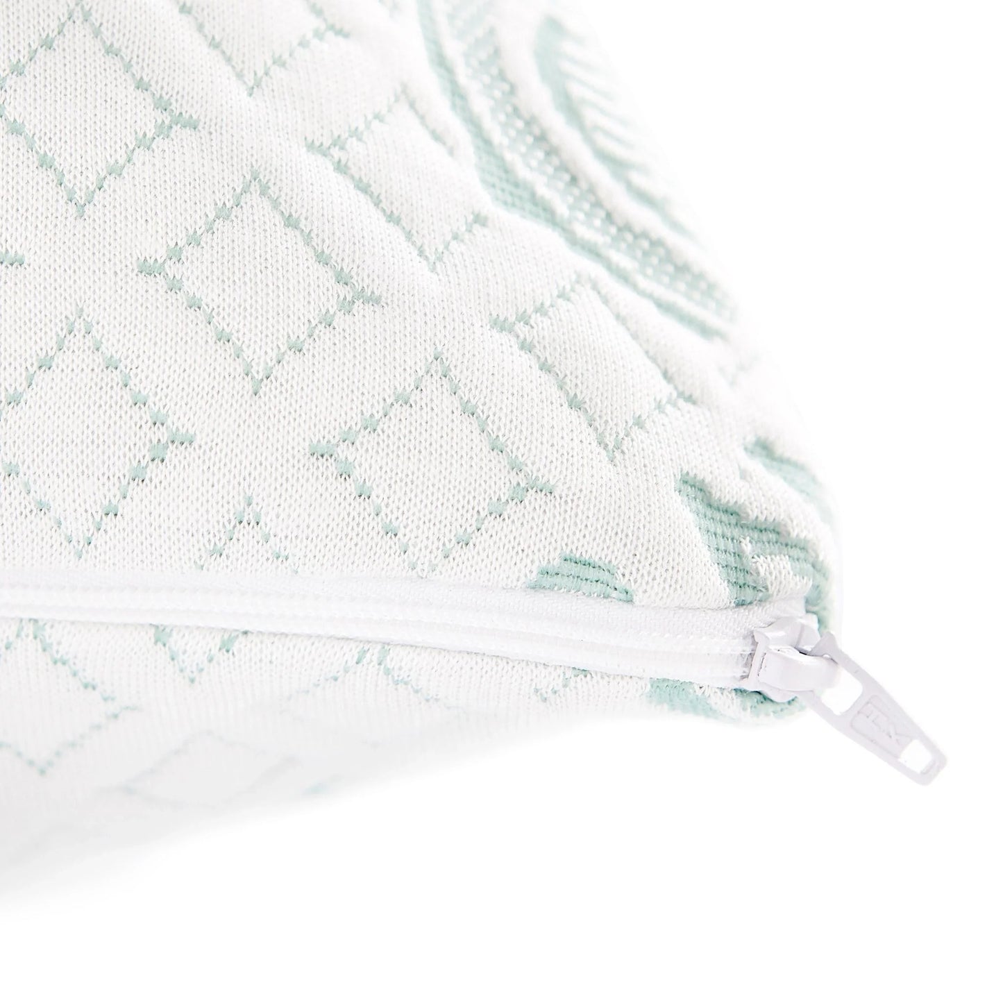 Adjustable Bamboo Cooling Pillow packaging and removable machine-washable cover components