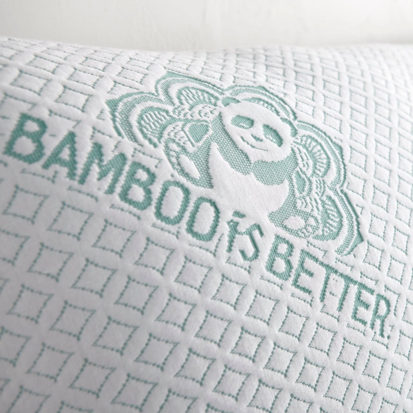 Shredded memory foam fill being adjusted inside opened Adjustable Bamboo Cooling Pillow
