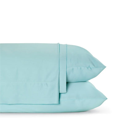 Bamboo viscose fitted sheet corner showing deep pocket elastic and 16-inch mattress accommodation